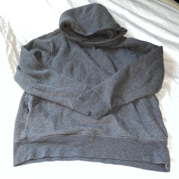 MWL Madewell LARGE Mens Dusty Blue Betterterry Hoodie Sweatshirt Organic Cotton - Picture 1 of 6